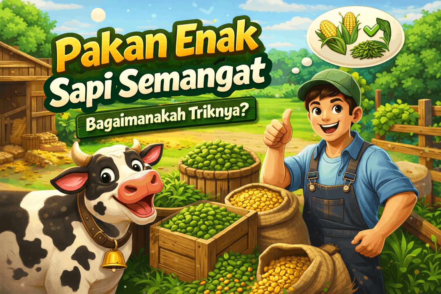 MANAJEMEN PAKAN UNTUK SAPI PERAH